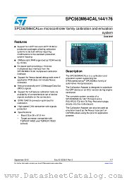 SPC563M64CAL144 datasheet pdf ST Microelectronics