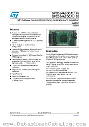 SPC564A70CAL176 datasheet pdf ST Microelectronics
