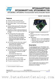 SPC564AADPT324S datasheet pdf ST Microelectronics