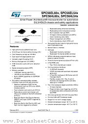 SPC56EL60L5CBFQY datasheet pdf ST Microelectronics