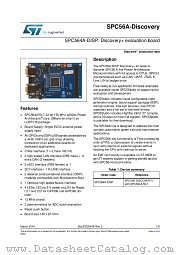 SPC56A-Discovery datasheet pdf ST Microelectronics