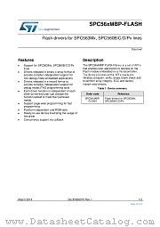 SPC56xMBP-FLASH datasheet pdf ST Microelectronics