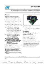 SPC56XXMB datasheet pdf ST Microelectronics