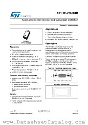 SPT02-236DDB datasheet pdf ST Microelectronics