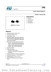SR2PARU datasheet pdf ST Microelectronics
