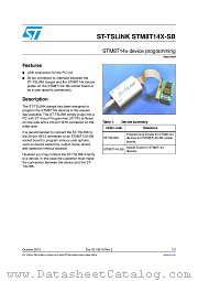 STM8T14X-SB datasheet pdf ST Microelectronics