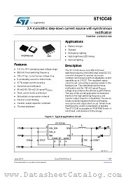 ST1CC40DR datasheet pdf ST Microelectronics