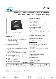 ST2100TR datasheet pdf ST Microelectronics