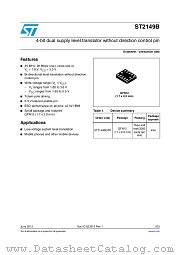 ST2149B datasheet pdf ST Microelectronics