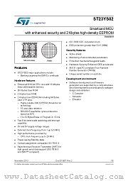 ST23YS02 datasheet pdf ST Microelectronics
