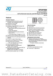 ST23YS64 datasheet pdf ST Microelectronics