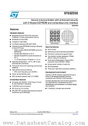 ST23ZC02 datasheet pdf ST Microelectronics