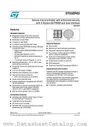 ST23ZR02 datasheet pdf ST Microelectronics