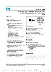 ST32F416-M datasheet pdf ST Microelectronics