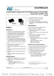 ST33TPM12LPCR28 datasheet pdf ST Microelectronics
