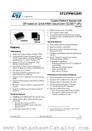 ST33TPM12SPIQFN datasheet pdf ST Microelectronics