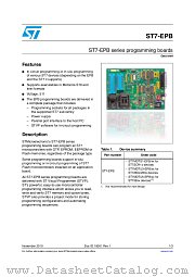 ST7MDTU3-EPB/UK datasheet pdf ST Microelectronics