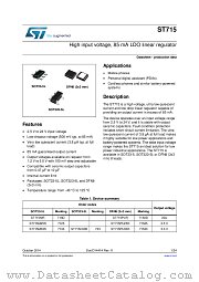 ST715PU25R datasheet pdf ST Microelectronics