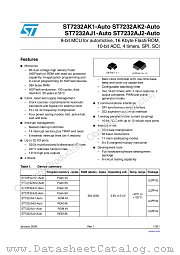 ST72F32AK2TCXS datasheet pdf ST Microelectronics