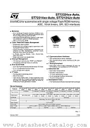 ST72C334J4TAE datasheet pdf ST Microelectronics