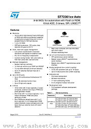 ST72361K9-Auto datasheet pdf ST Microelectronics