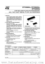 ST72F262G2B5 datasheet pdf ST Microelectronics