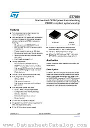 ST7590T datasheet pdf ST Microelectronics