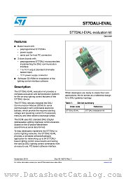ST7DALI-EVAL datasheet pdf ST Microelectronics