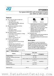 ST7GEME4 datasheet pdf ST Microelectronics