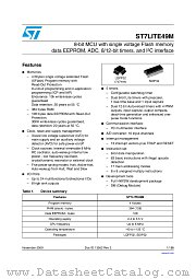 ST7FLI49MK1T6 datasheet pdf ST Microelectronics