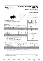 ST8034CQR datasheet pdf ST Microelectronics
