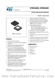 ST8034HNQR datasheet pdf ST Microelectronics