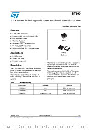 ST890DTR datasheet pdf ST Microelectronics