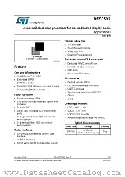 STA1095 datasheet pdf ST Microelectronics