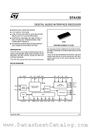 STA120DJ13TR datasheet pdf ST Microelectronics