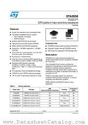 STA2058EX datasheet pdf ST Microelectronics