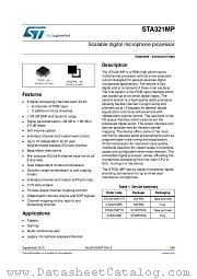 STA321MPLTR datasheet pdf ST Microelectronics