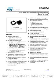 STA350BWTR datasheet pdf ST Microelectronics
