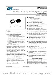 STA369BWSTR datasheet pdf ST Microelectronics