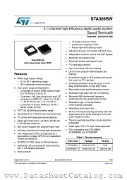 STA369BW datasheet pdf ST Microelectronics