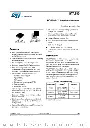STA680 datasheet pdf ST Microelectronics