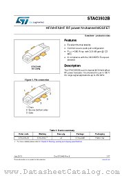 STAC3932B datasheet pdf ST Microelectronics