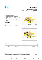 STAC3932F datasheet pdf ST Microelectronics