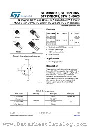 STB13N80K5 datasheet pdf ST Microelectronics