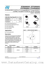 STW20N95K5 datasheet pdf ST Microelectronics