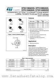 STP21NM60ND datasheet pdf ST Microelectronics