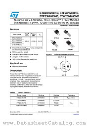STB23NM60ND datasheet pdf ST Microelectronics