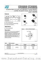 STW32NM50N datasheet pdf ST Microelectronics