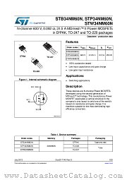 STW34NM60N datasheet pdf ST Microelectronics