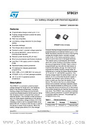 STBC21FTR datasheet pdf ST Microelectronics